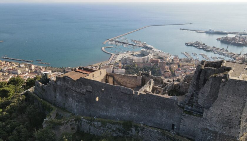 Le riprese Rai al Castello Arechi con Linea Verde Life, Bellissima Italia e Malinconico