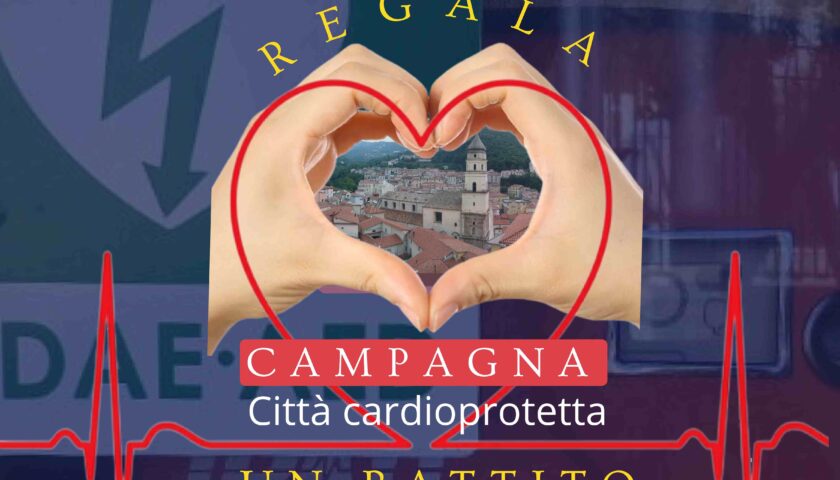 “REGALA UN BATTITO”, CAMPAGNA CITTA’ CARDIOPROTETTA