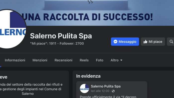 Critiche alla Salernitana dalla pagina social “Salerno Pulita”, dopo le scuse il caso arriva in commissione trasparenza