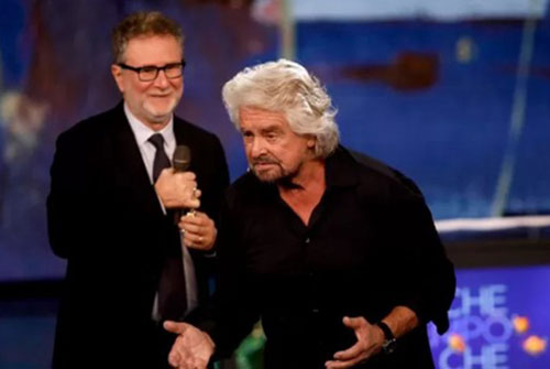 Grillo in Tv da Fazio: “Ho fallito, non sono più in grado di guidare il Movimento 5 Stelle”