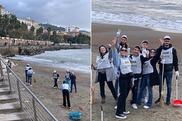 Scuole, volontari e dipendenti McDonald’s Salerno ripuliscono le spiagge