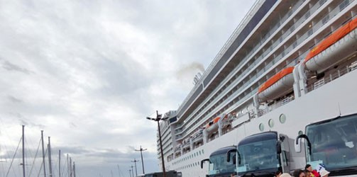 Attraccata la nave Msc Musica con 2500 crocieristi sbarcati a Salerno