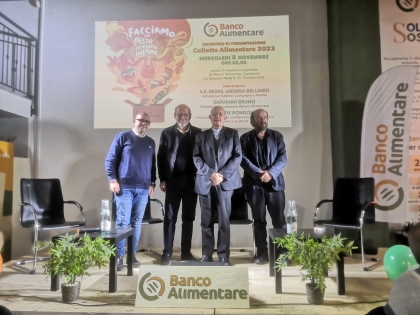 Banco Alimentare Campania, presentazione colletta 18 novembre