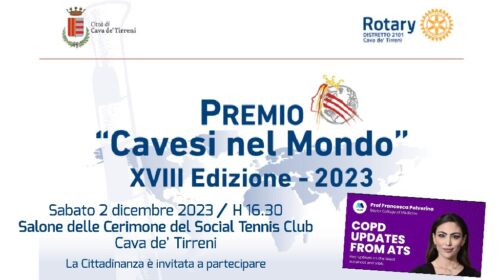 A FRANCESCA POLVERINO IL PREMIO CAVESI NEL MONDO 2023