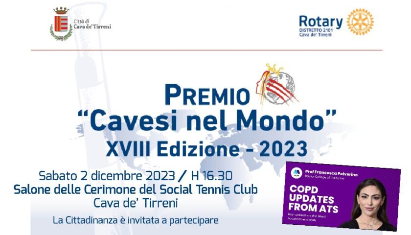 A FRANCESCA POLVERINO IL PREMIO CAVESI NEL MONDO 2023