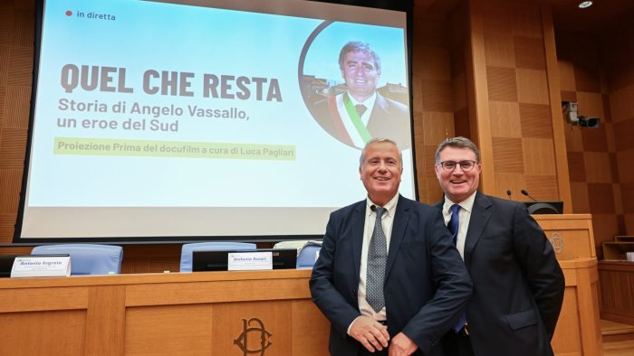 Il docufilm su Vassallo “Quel che Resta” al Festival del Cinema di Salerno