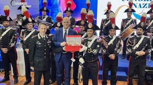 Congresso Nazionale Gruppo Campano ORL.  Esibizione musicale della Fanfara del 10° Reggimento Carabinieri “Campania”