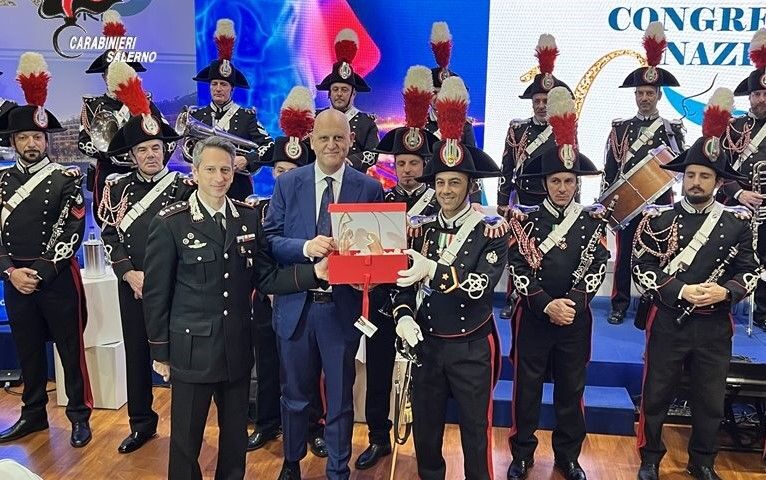 Congresso Nazionale Gruppo Campano ORL.  Esibizione musicale della Fanfara del 10° Reggimento Carabinieri “Campania”