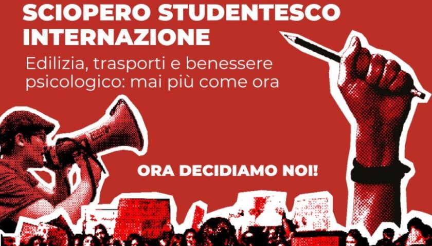 A Sarno studenti in sciopero per denunciare le situazioni catastrofiche