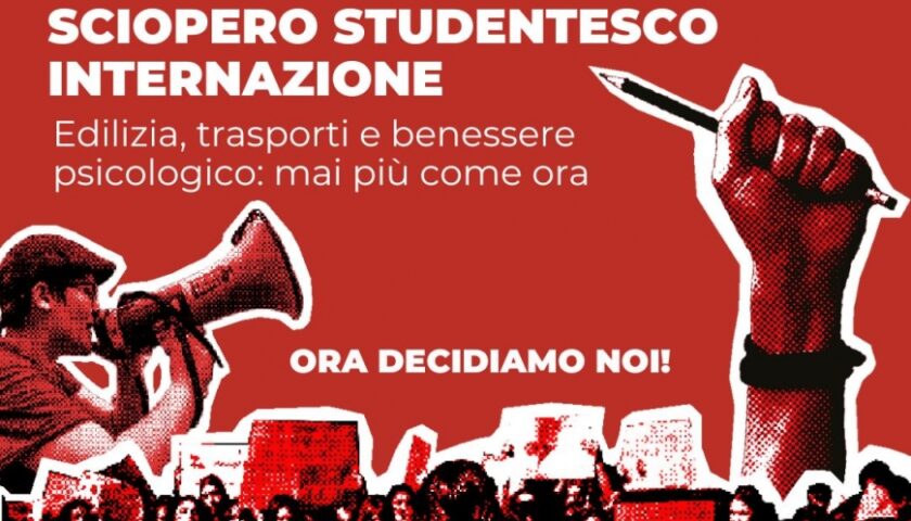 A Sarno studenti in sciopero per denunciare le situazioni catastrofiche