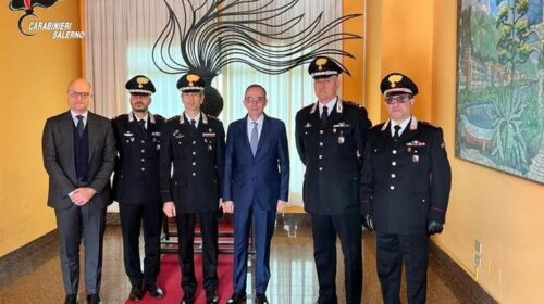 Il Prefetto in visita al Comando Provinciale Carabinieri Salerno  