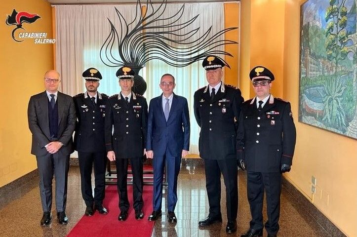 Il Prefetto in visita al Comando Provinciale Carabinieri Salerno  