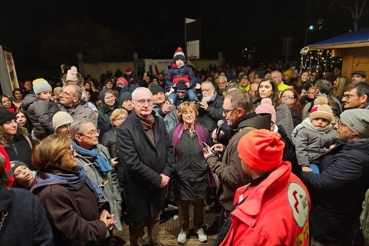 Baronissi, inaugurazione del Presepe del Ciliegio