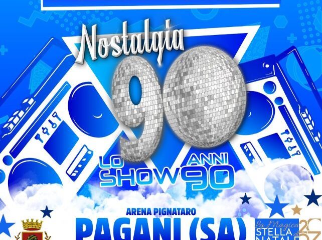 Pericolo allerta meteo per il 2 gennaio, spostato nella serata dell’Epifania il concerto a Pagani Nostalgia 90