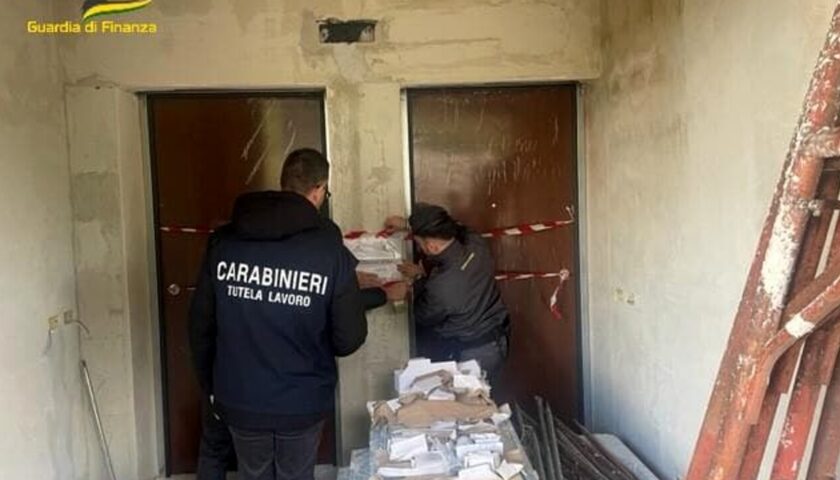 Santa Marina, sequestrato fabbricato: quattro persone nei guai