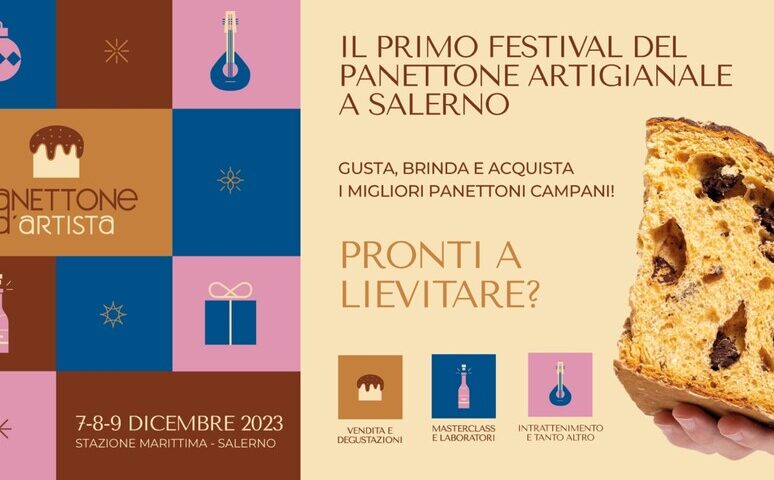 “Panettone d’Artista” a Salerno, il programma completo del festival. Oggi taglio del nastro
