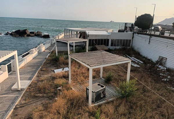 Salerno, intervento di riqualificazione del solarium di Piazza della Concordia