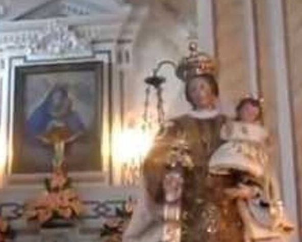 statua della Madonna del Carmine trafugata in una chiesa di Amalfi ritrovata in un negozio vicino Amsterdam