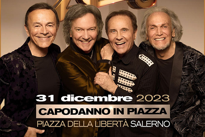 Concerto in piazza Libertà, i Pooh: Festeggiamo tutti insieme”