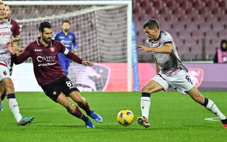 Decimo confronto in massima serie tra Bologna e Salernitana