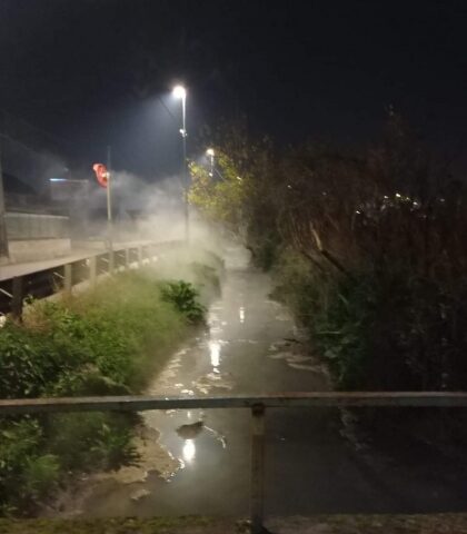 Scafati. Altro scarico illegale nel controfosso destro, la denuncia