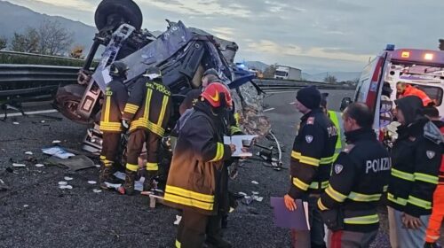 Incidente in autostrada sulla A2: muore camionista di Caggiano