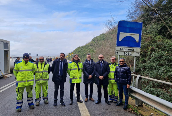 Cilentana, sopralluogo stamani del sottosegretario Ferrante