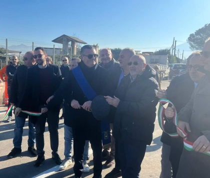 Inaugurato il ponte Rio Sguazzatoio ad Angri