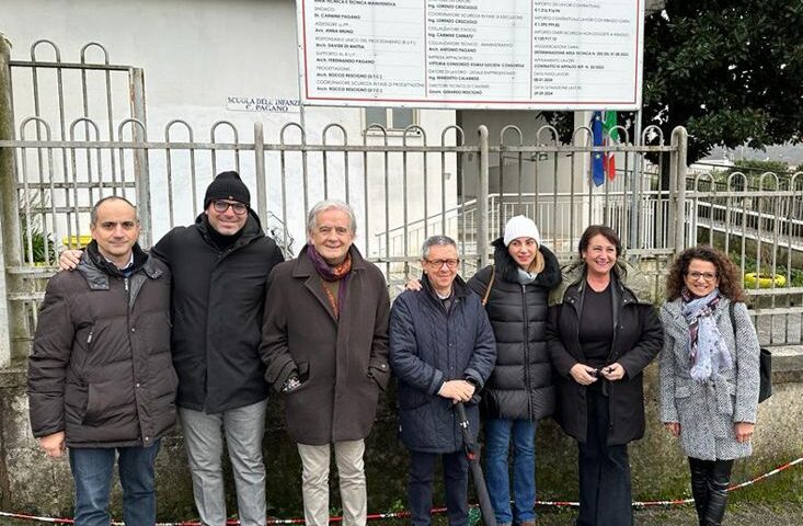 CERIMONIA DI AVVIO LAVORI SCUOLA DELL’INFANZA DI VIA CARMINE PAGANO A ROCCAPIEMONTE