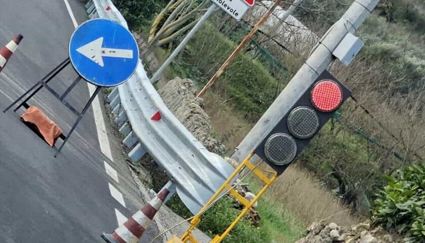 San Cipriano Picentino, terminati i lavori di messa in sicurezza sulla SP75