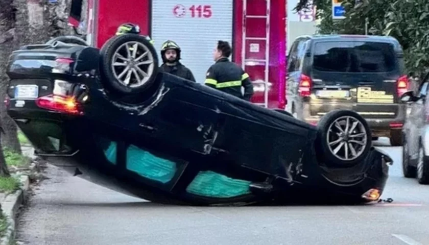 Incidente in via Wenner a Salerno con 3 feriti