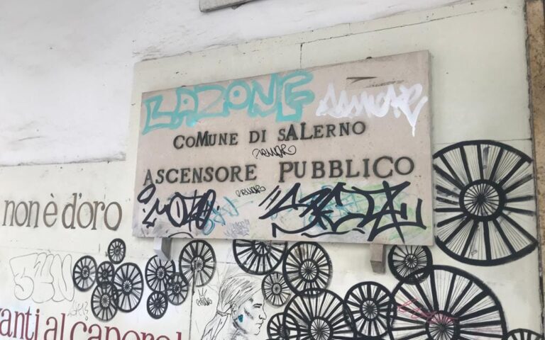 Salerno, imbrattati i murales della Fondazione Gatto