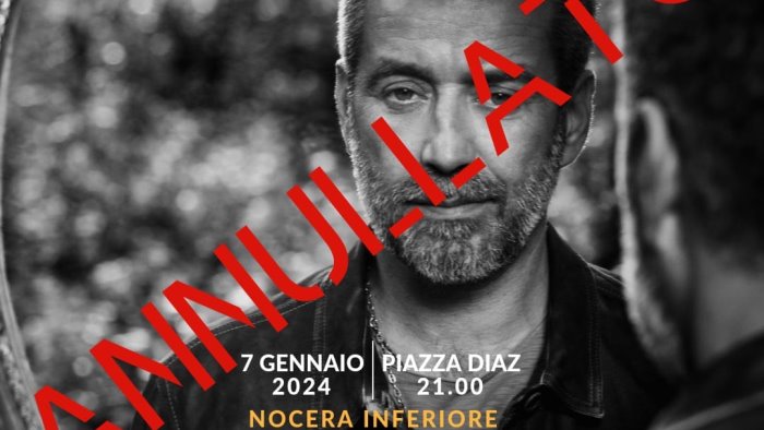 Ancora annullato a Nocera il concerto di Daniele Silvestri