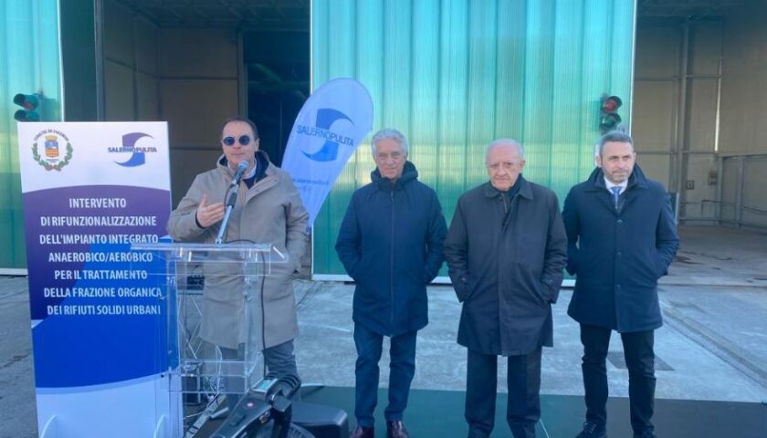SALERNO PULITA, RIAMMODERNATO L’IMPIANTO DI COMPOSTAGGIO DI SALERNO