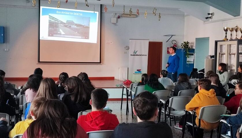 Tour nelle scuole di EcoAmbiente, domani tappa alla Vicinanza di Salerno. Poi Giovi e Ogliara