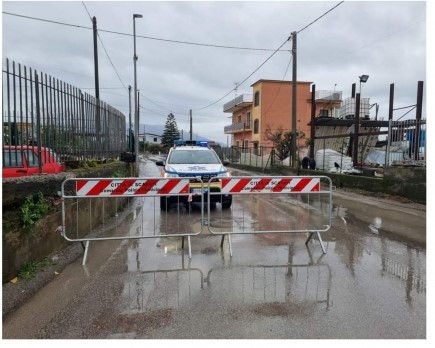 Maltempo nell’ Agro sarnese nocerino: disagi e strade chiuse a Scafati