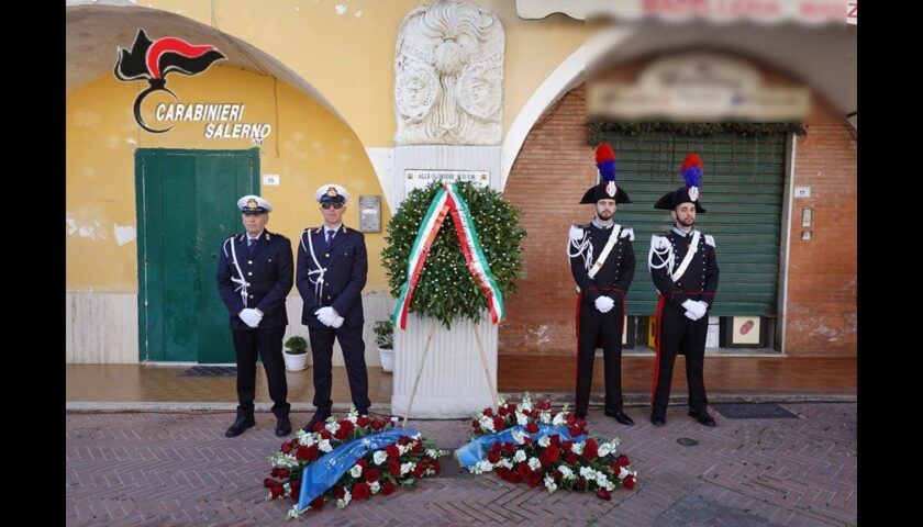 A 32 ANNI DAL VILE ASSASSINIO, FAIANO RICORDA I CARABINIERI FORTUNATO ARENA E CLAUDIO PEZZUTO, MEDAGLIE D’ORO AL VALORE MILITARE ALLA MEMORIA