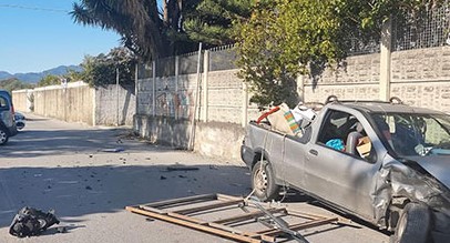 Salerno, incidente con due feriti in via Pastore