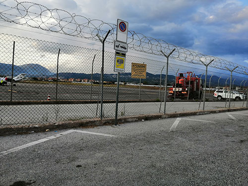 Ordigno bellico trovato durante i lavori per l’aeroporto