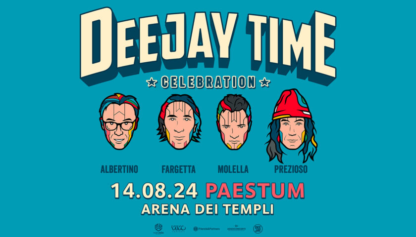 Il 14 agosto a Paestum Deejay time celebration