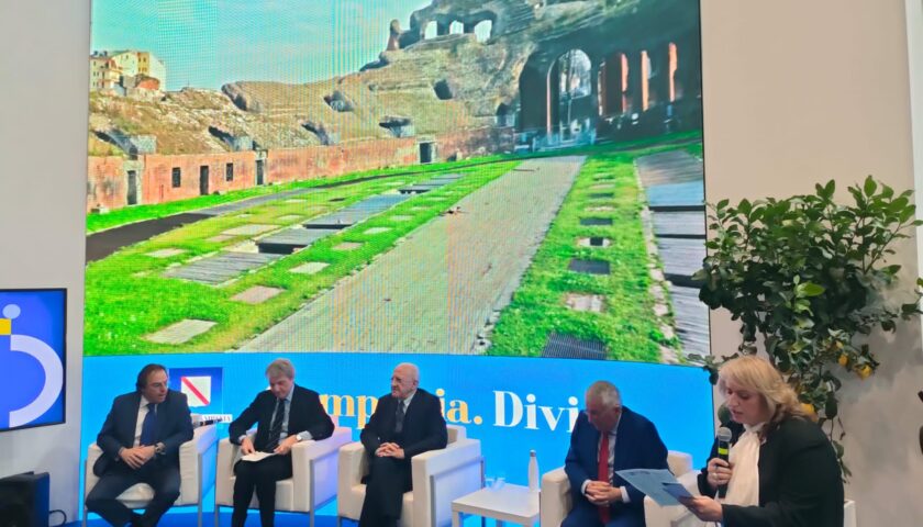 Il turismo della Campania (e di Salerno) alla Fiera di Milano con De Luca e il ministro Santanchè