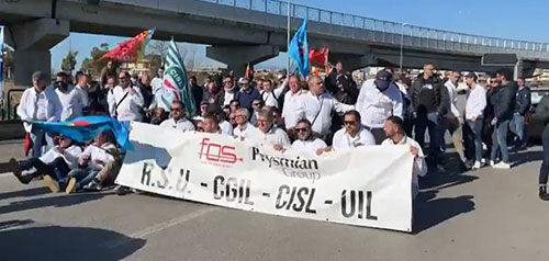Prysmian Fos, la Fp Cgil Inps Battipaglia aderisce a manifestazione del 18 marzo