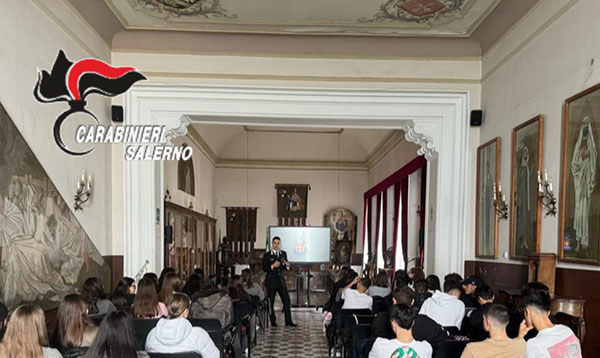 Amalfi: i carabinieri nella scuole per promuovere e diffondere la cultura della legalità