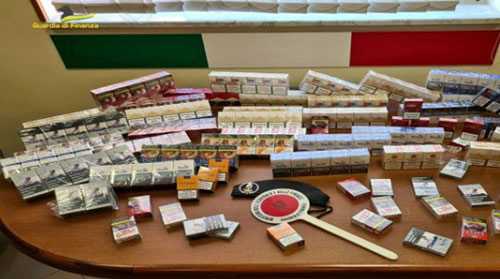 Angri, sotto sequestro 8 kg di sigarette di contrabbando