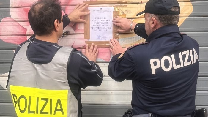 Battipaglia, spaccio nel circolo ricreativo: locale chiuso dalla polizia