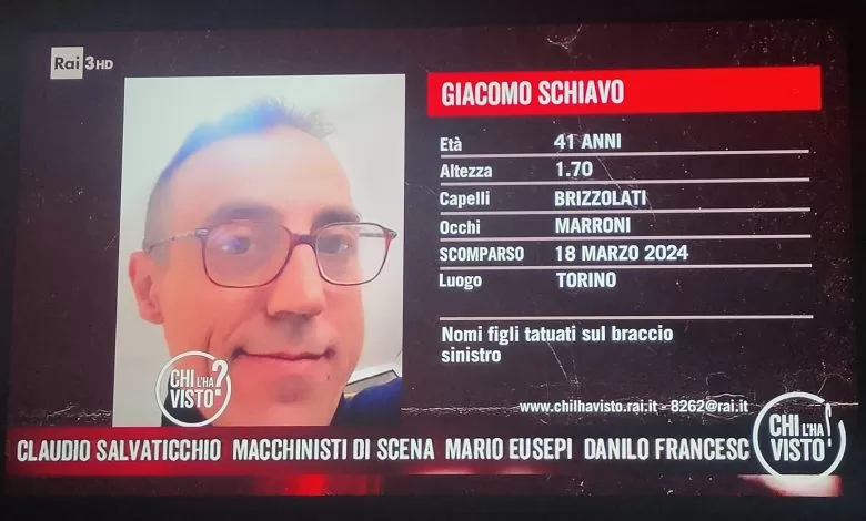 Apprensione ad Agropoli, scomparso da 11 giorni Giacomo Schiavo: vive a Torino