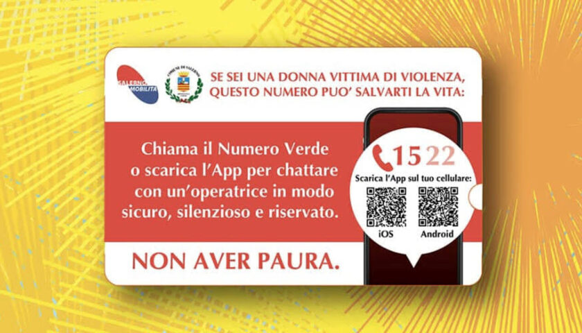 Festa della donna, iniziativa di Salerno Mobilità con il “1522” sui ticket dei parcheggi