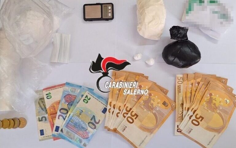 Agropoli, scoperto a spacciare cocaina: arrestato 56enne