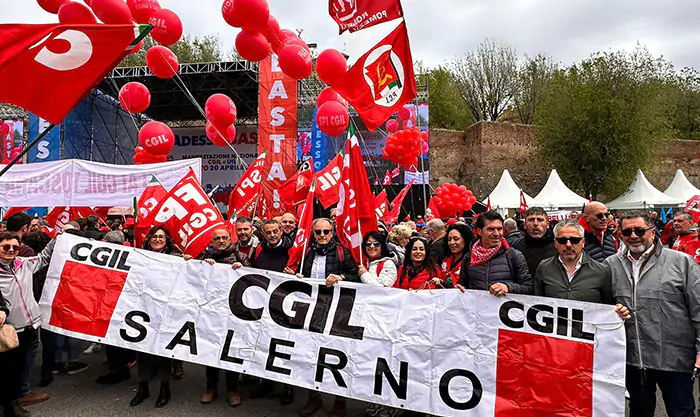 Sanità e sicurezza: alla manifestazione di Roma folta delegazione della Fp Cgil Salerno