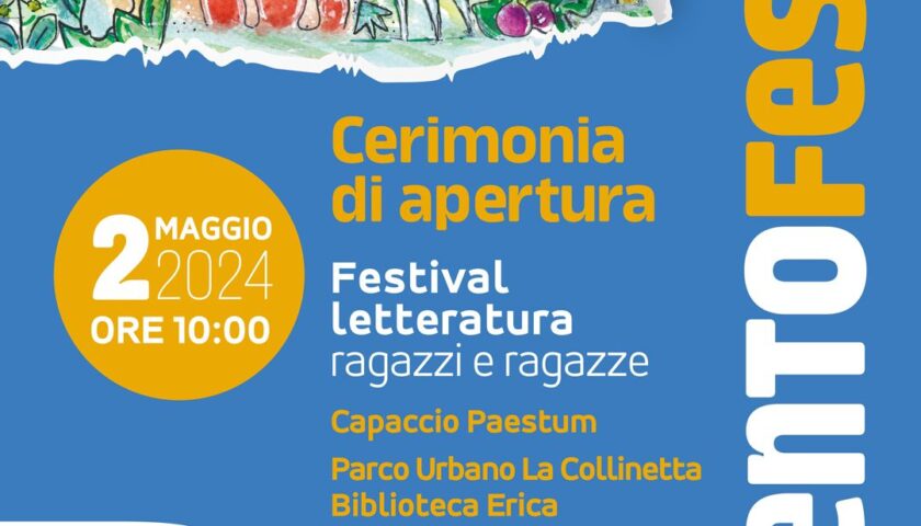 Cilento Festival Letteratura Ragazzi e Ragazze, rinviate causa maltempo le attivita’all’aperto